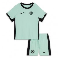 Chelsea Replika babykläder Tredjeställ Barn 2023-24 Kortärmad (+ korta byxor)